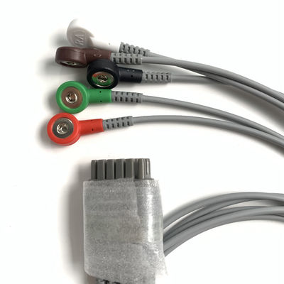 IT20 ECG Telemetry Lead EDAN 5-Lead Snap AHA قابل استفاده مجدد REF: EL05DASY1