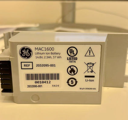 باتری ماشین EKG GE MAC1600 14.8V 2.3Ah 37Wh REF 2032095-001