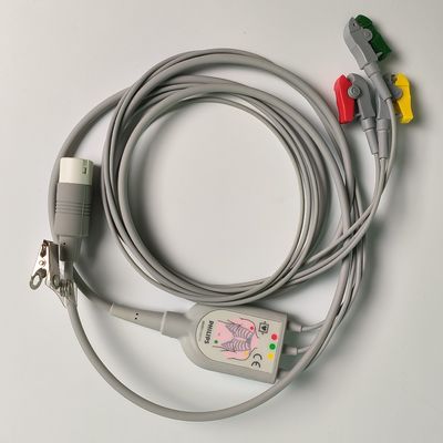 PHILIP اصل 3 سرب IEC LEDSET قرمز، سبز، زرد،2.6M ماشین پایان دور 12 سوزن PN:989803143171