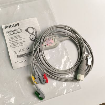 PHILIP اصل 3 سرب IEC LEDSET قرمز، سبز، زرد،2.6M ماشین پایان دور 12 سوزن PN:989803143171
