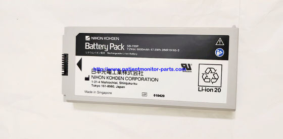 NIHON KOHDEN مانیتور بیمار باتری اصلی SB-720P 7.2 V 6600 Mah 47.5Wh 21NR19/65-3