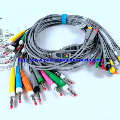 EDAN ECG CABLE 18-Lead 4MM بانان IEC قابل استفاده مجدد REF EL16DIB181 IPN 01.57.471394