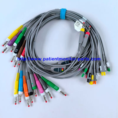 EDAN ECG CABLE 18-Lead 4MM بانان IEC قابل استفاده مجدد REF EL16DIB181 IPN 01.57.471394
