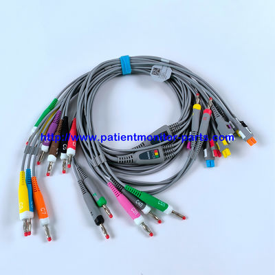 EDAN ECG CABLE 18-Lead 4MM بانان IEC قابل استفاده مجدد REF EL16DIB181 IPN 01.57.471394