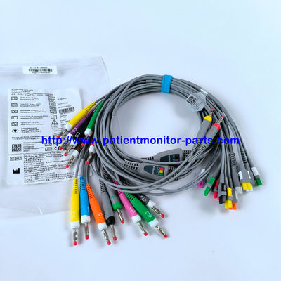 EDAN ECG CABLE 18-Lead 4MM بانان IEC قابل استفاده مجدد REF EL16DIB181 IPN 01.57.471394