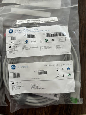 GE Leadwire And Trunk Cable REF: 5831398 ECG 3 کابل سرب غیر قابل جدا کردن AHA 4.7M 15FT