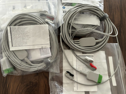 GE Leadwire And Trunk Cable REF: 5831398 ECG 3 کابل سرب غیر قابل جدا کردن AHA 4.7M 15FT