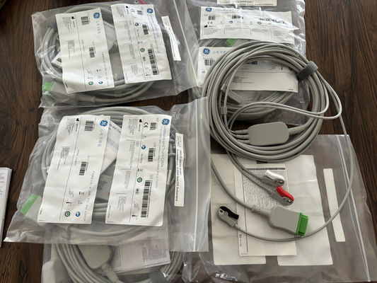 GE Leadwire And Trunk Cable REF: 5831398 ECG 3 کابل سرب غیر قابل جدا کردن AHA 4.7M 15FT