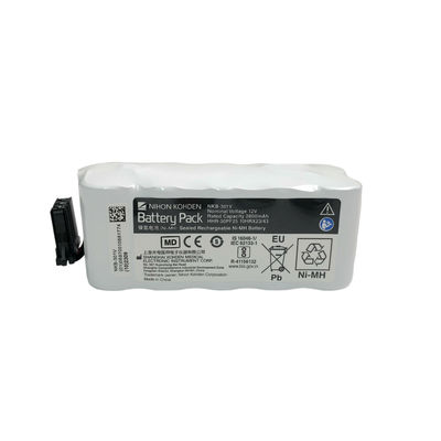 NIHONKOHDEN NKB-301V باطری Ni-MH قابل شارژ مجدد با ولتاژ نامی 12v ظرفیت 2800mAh