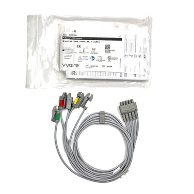 GE Ref:412681-003 Multi-Link ECG Leadwire Group Set ،5 -Lead ،Grabber ،IEC 74 CM /29 IN