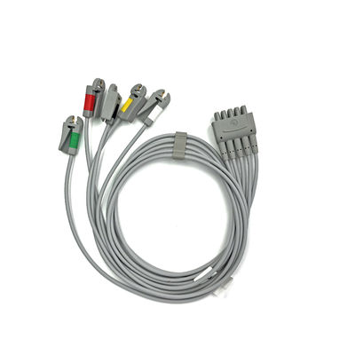 GE Ref:412681-003 Multi-Link ECG Leadwire Group Set ،5 -Lead ،Grabber ،IEC 74 CM /29 IN