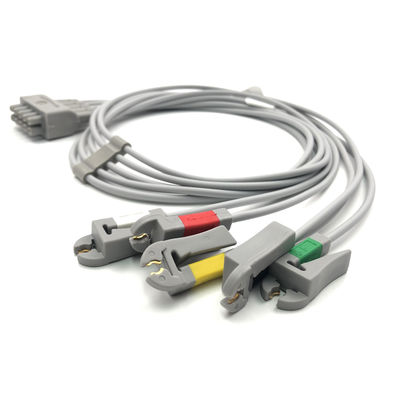 GE Ref:412681-003 Multi-Link ECG Leadwire Group Set ،5 -Lead ،Grabber ،IEC 74 CM /29 IN