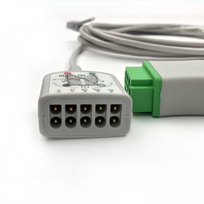 GE Ref:2017003-001 Multi-Link ECG Care Cable ،3/5 -Lead ،AHA 3.6M / 12FT