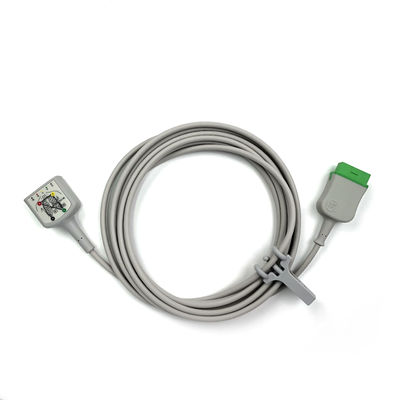 GE Ref:2106305-003 ECG کابل اصلی 3/5 سرب IEC3.6 متر/12 فوت