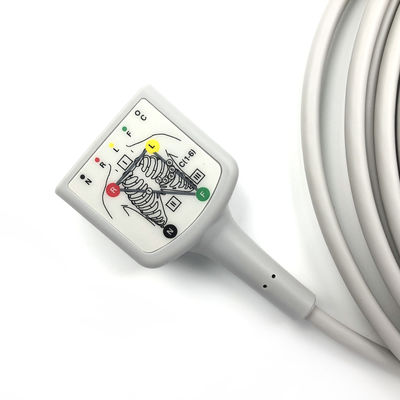 GE Ref:2106305-003 ECG کابل اصلی 3/5 سرب IEC3.6 متر/12 فوت