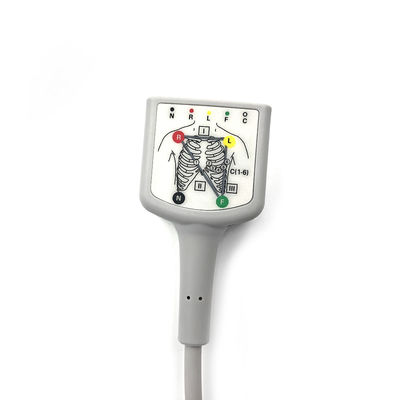 GE Ref:2106305-003 ECG کابل اصلی 3/5 سرب IEC3.6 متر/12 فوت