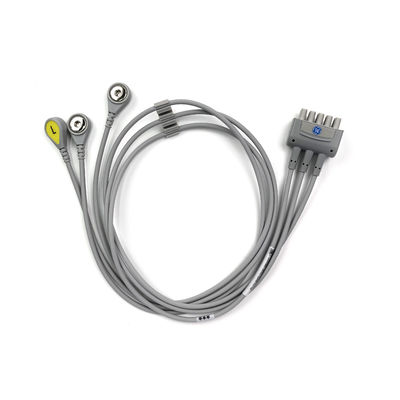 GE REF:2106385-003 ECG LeadWire Set,3-lead,Snap,IEC,74CM/29IN