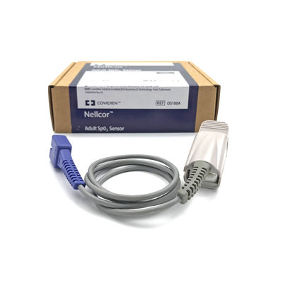 NELLOR REF DS100A سنسور SpO2 بزرگسال قابل استفاده مجدد بیش از 40 کیلو OxiMax تکنولوژی