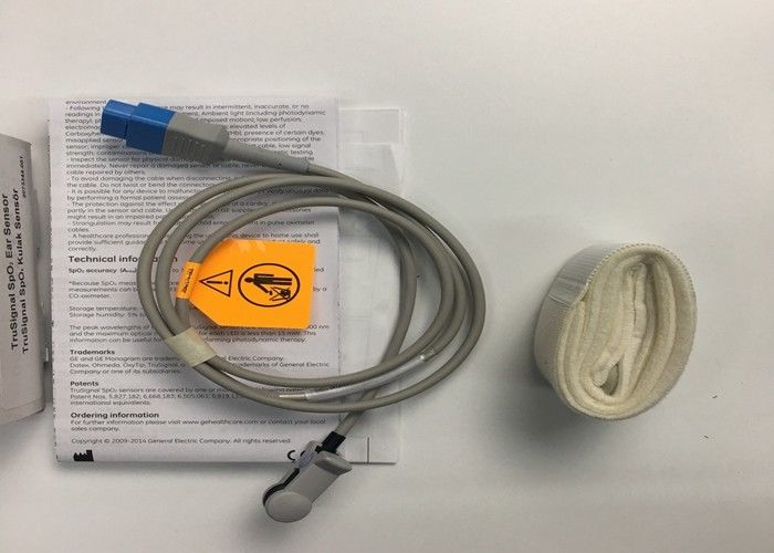 GE Ohmeda اکسیمتری Spo2 حسگر گوش TS-E-D 9 پین قابل استفاده مجدد غیر تهاجمی