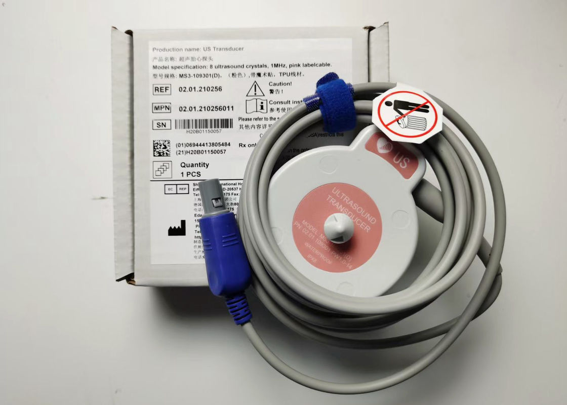 EDAN F6 مانیتور جنینی Transducer MS3-109301 Double Slot 4 Pin ضد آب IPX8