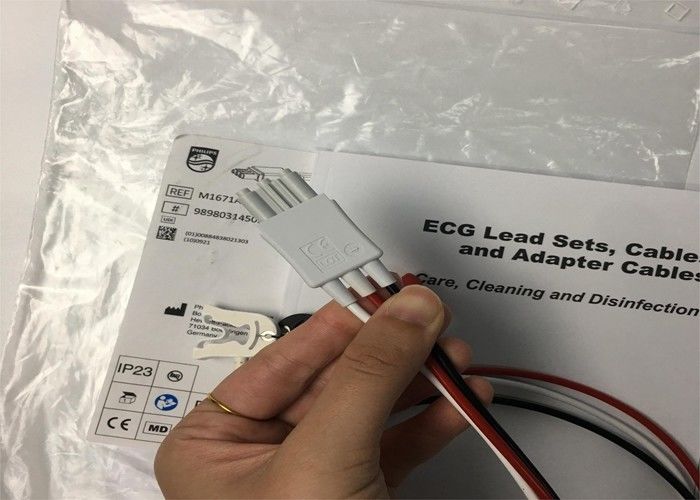کابل های سربی AMMI ICU ECG Kables M1671A مواد TPU برای نظارت بر ECG