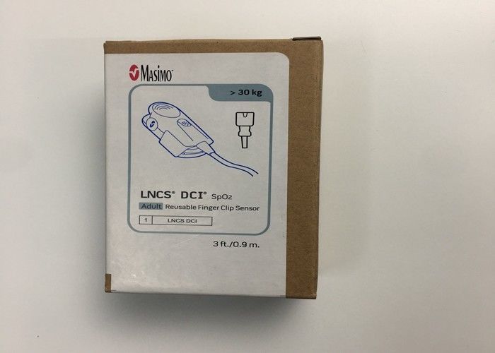 SpO2 Masimo حسگر کلیپ انگشت قابل استفاده مجدد 0.9M 3FT 9 PINS REF 1863