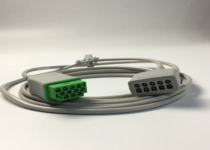 GE Adult Multi Link ECG سرب کابل 3 سرب 5 سرب 3.6M 12ft 2017003-001