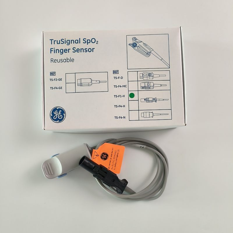 حسگر انگشت SpO2 اصلی GE Datex-Ohmeda TruSignal قابل استفاده مجدد REF: TS-F1-H