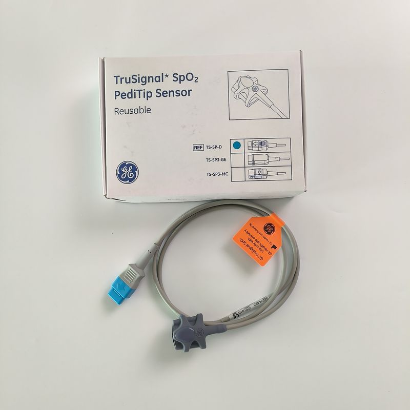 GE Original Datex-Ohmeda TruSignal SpO2 PediTip Sensor قابل استفاده مجدد REF: TS-SP-D