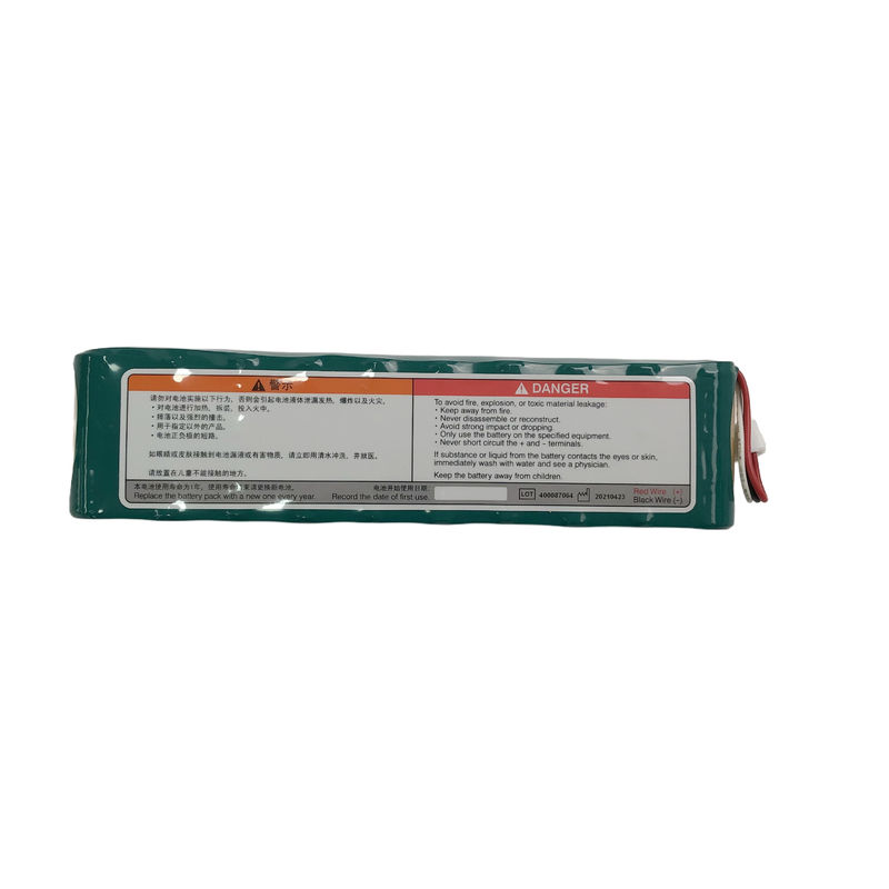 NIHON KOHDEN SB-901DC باتری Ni-MH قابل شارژ مجدد بسته شده ولتاژ اسمی: 12Vdc ظرفیت نامی نوع: 1950mAh حداقل: 1690mAh
